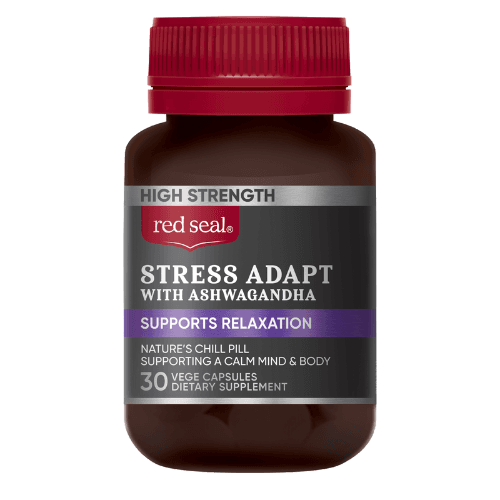 Red Seal Stress Adapt With Ashwagandha Vege Capsules