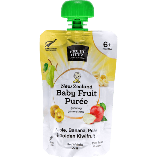 New Zealand Apple Products Fruit Hitz Apple Banana Pear Gold Kiwi Fruit New Zealand Baby Fruit Puree 6+ Months