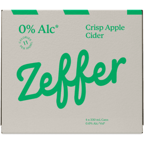 Zeffer 0% Alcohol Crisp Apple Cider Cans