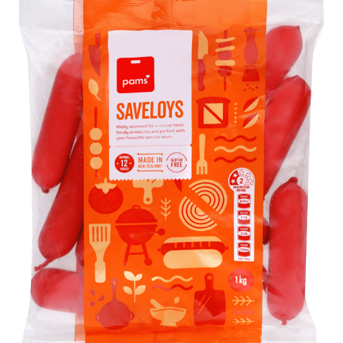 Pams Saveloys