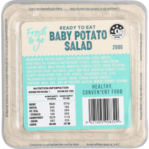 Fresh To Go Ready To Eat Baby Potato Salad