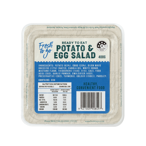 Fresh To Go Ready To Eat Potato Egg Salad