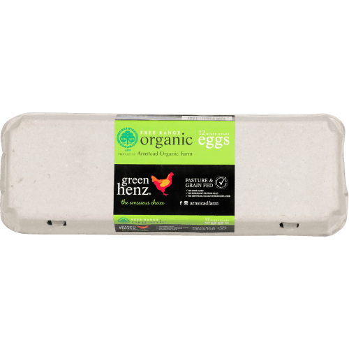 Greenhenz Organic Mixed Grade Eggs