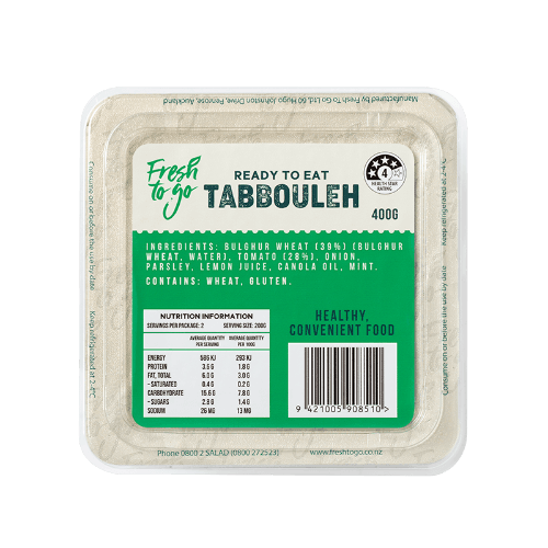 Fresh To Go Ready To Eat Tabbouleh 400 g