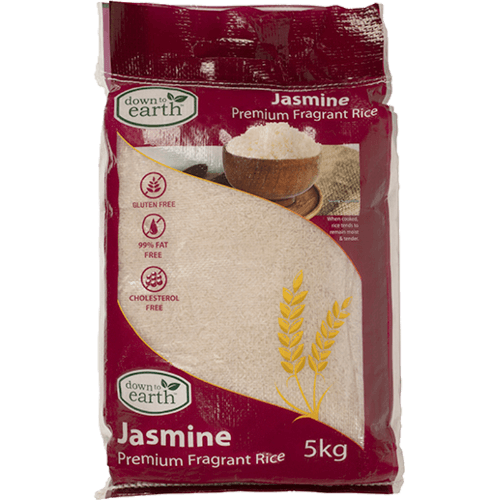 Down to Earth Jasmine Premium Fragrant White Rice 5 kg