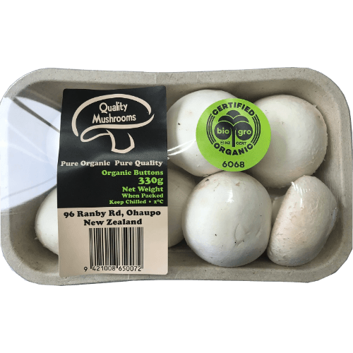 Quality Mushrooms Organic White Button Mushrooms