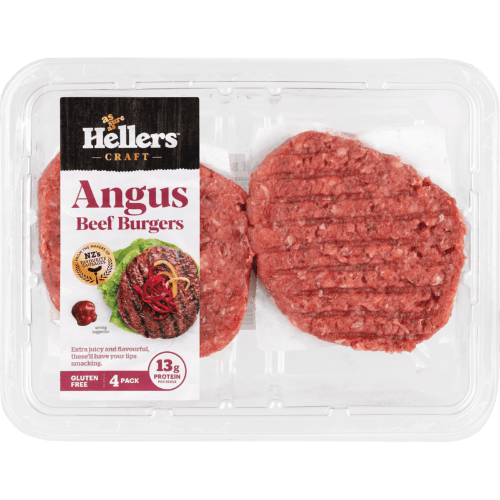 Hellers Craft Angus Beef Burgers