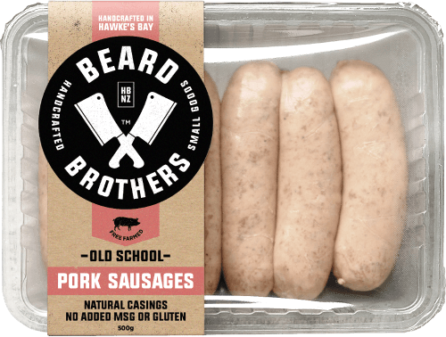 Beard Brothers Old School Pork Sausages