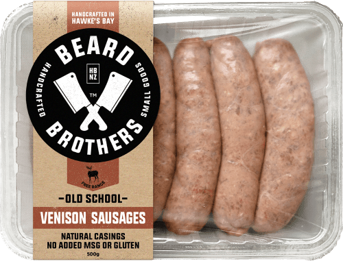 Beard Brothers Old School Venison Sausages
