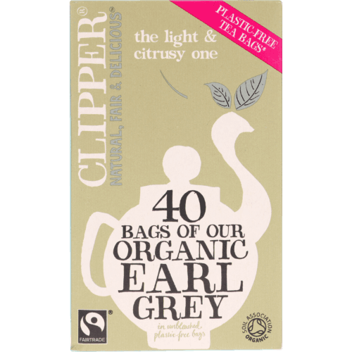 Clipper Organic Earl Grey Tea Bags 40 × 2.4 g