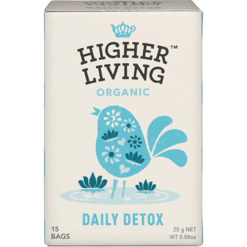 Higher Living Organic Daily Detox Tea Bags 15 pack