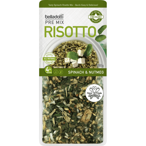 Belladotti Spinach & Nutmeg Pre Mix Risotto