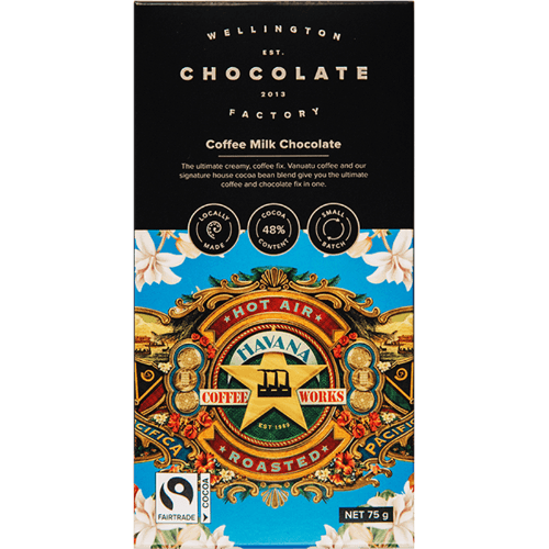 Wellington Chocolate Factory Coffee Milk Chocolate Bar