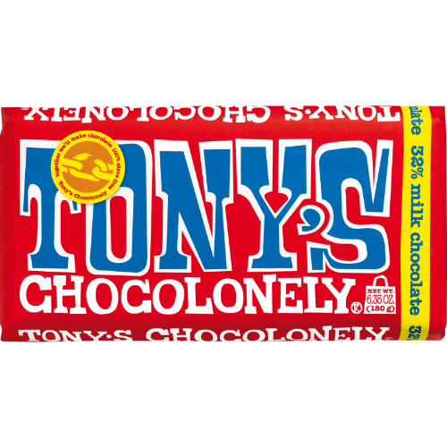 Tony's Chocolonely Milk Chocolate Bar