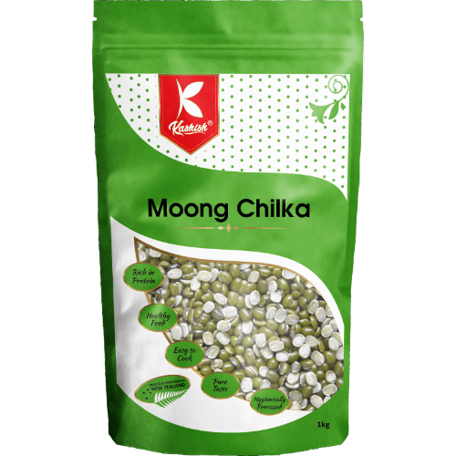 Kashish Green Split Moong Chilka Lentils With Skin