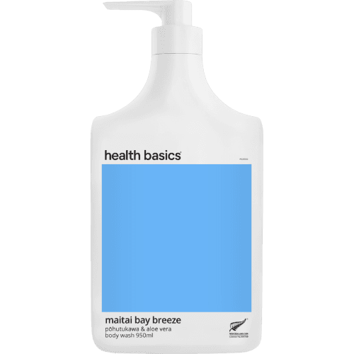 Health Basics Maitai Bay Breeze Pohutukawa & Aloe Vera Body Wash