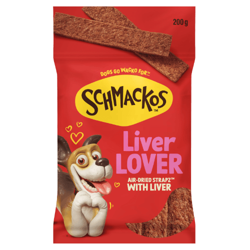 Schmackos Liver Lover Air-Dried Strapz Dog Treats