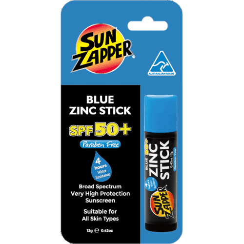 SUN ZAPPER Blue Zinc Stick SPF50+ Sunscreen