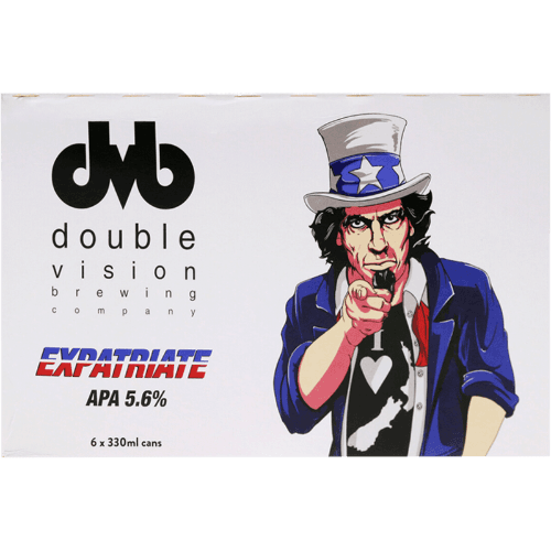 Double Vision Brewing Company Expattiate APA 6 × 330 mL
