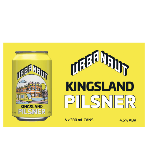 Urbanaut Kingsland Pilsner Cans