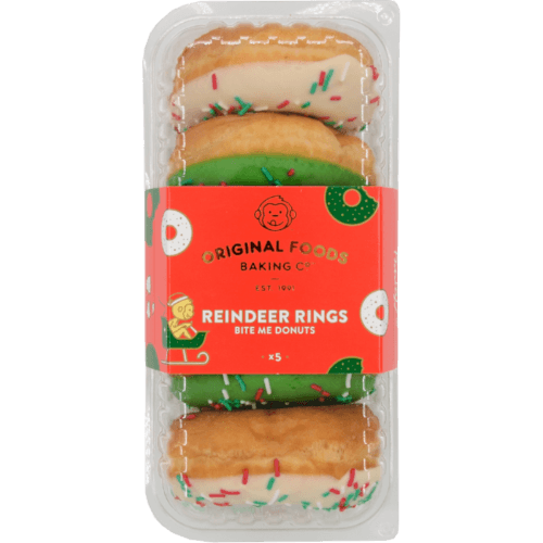 Original Foods Baking Co Christmas Donut Rings