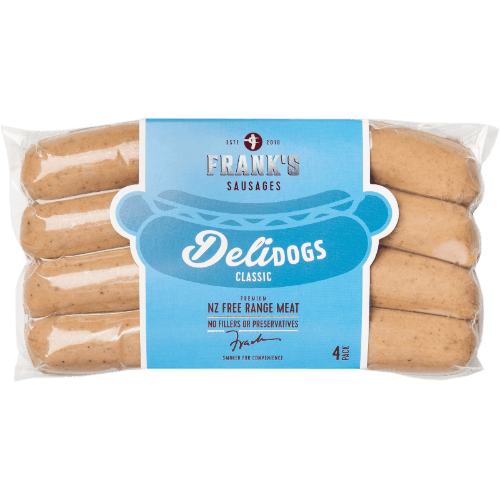 Frank's Sausages Classic Delidogs 4 pack