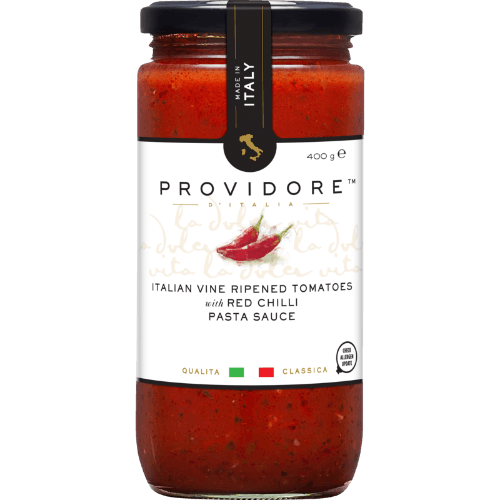 Providore Italian Vine Ripened Tomatoes With Red Chilli Pasta Sauce