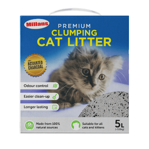 Millan's Activated Charcoal Premium Clumping Cat Litter