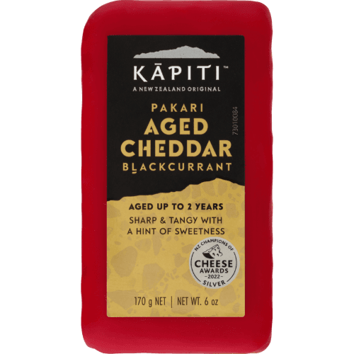 Kapiti Pakari Blackcurrant Aged Cheddar Cheese