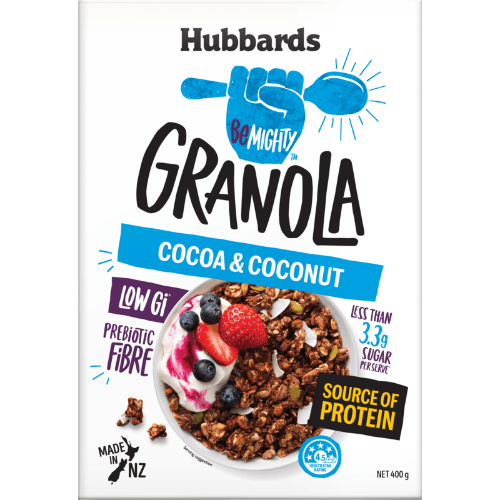 Hubbards BeMighty Cocoa & Coconut Granola