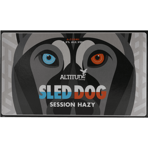 Altitude Sled Dog Session Hazy Cans 6 × 330 mL