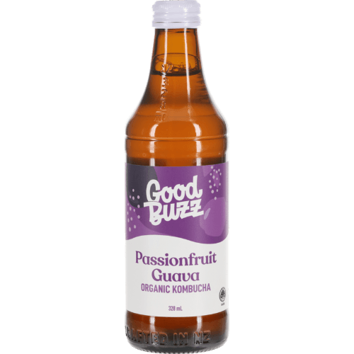 Good Buzz Passionfruit Guava Organic Kombucha