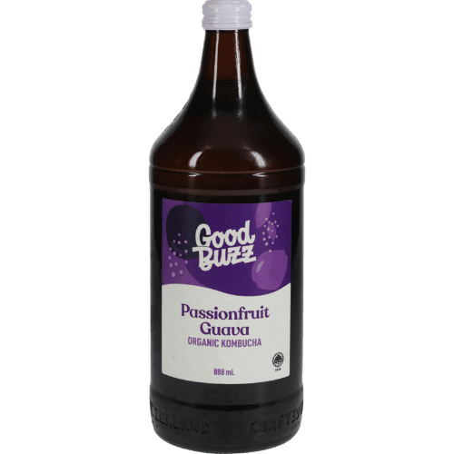 Good Buzz Passionfruit Guava Organic Kombucha
