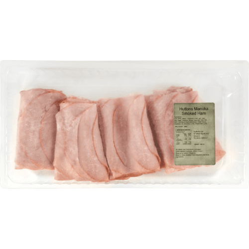 Hutton's Shaved Manuka Smoked Ham per kg