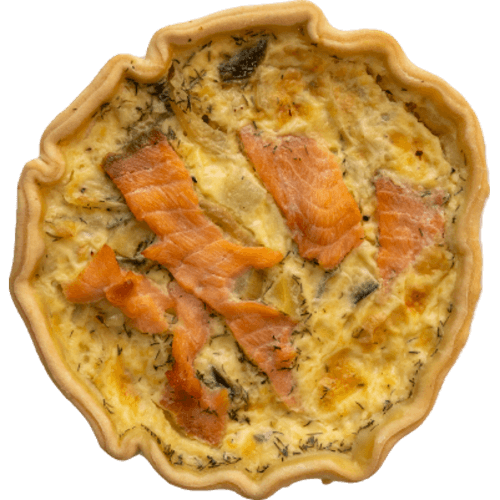 Rocket Kitchen Salmon & Cream Cheese Quiche