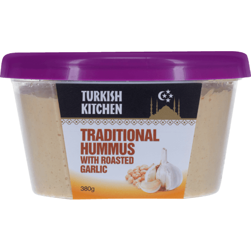 Turkish Kitchen Traditional Hummus With Roasted Garlic