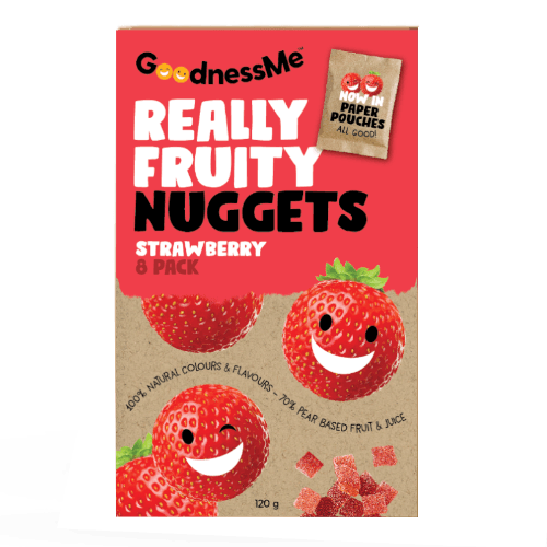 GoodnessMe Strawberry Really Fruity Nuggets