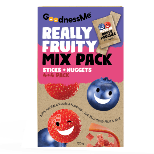 GoodnessMe Really Fruity Sticks + Nuggets Stick Mix
