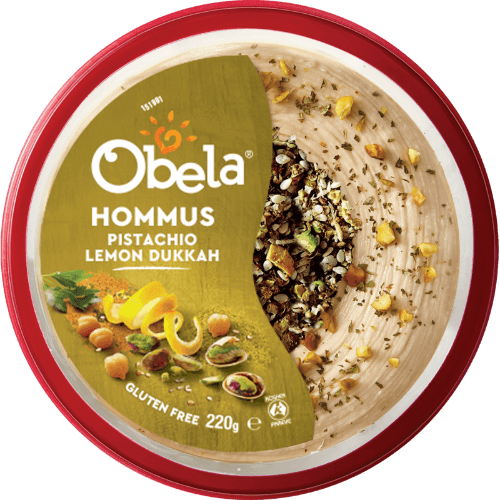 Obela Pistachio Lemon Dukkah Hommus
