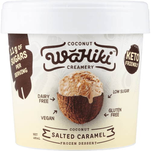 Wahiki Coconut Salted Caramel Frozen Dessert