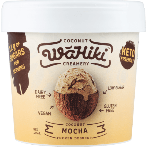Wahiki Coconut Mocha Frozen Dessert 480 mL