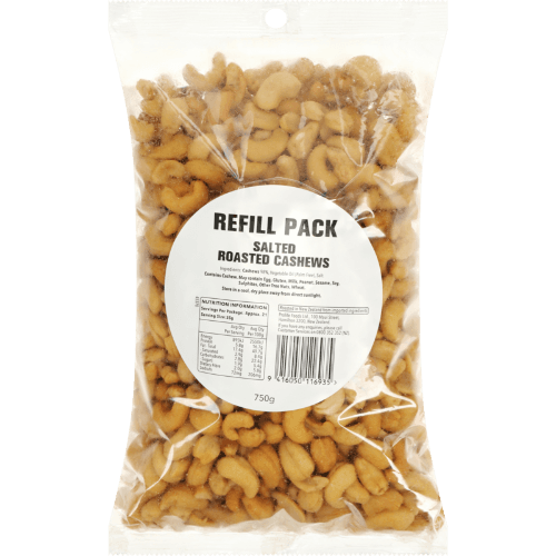 Roasted Salted Cashews 750 g