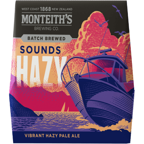 Monteith's Batch Brewed Hazy Pale Ale Bottles
