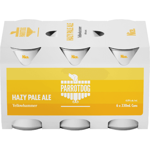 Parrotdog Yellowhammer Hazy Pale Ale Beer Cans