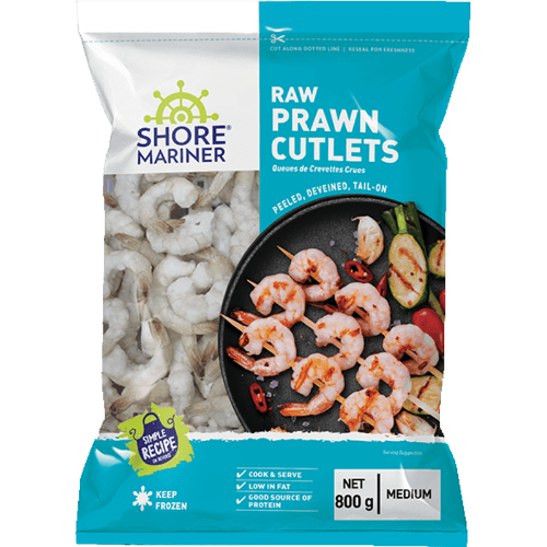 Shore Mariner Raw Medium Prawn Cutlets