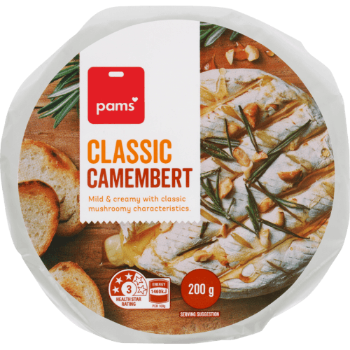 Pams Classic Camembert Cheese 200 g