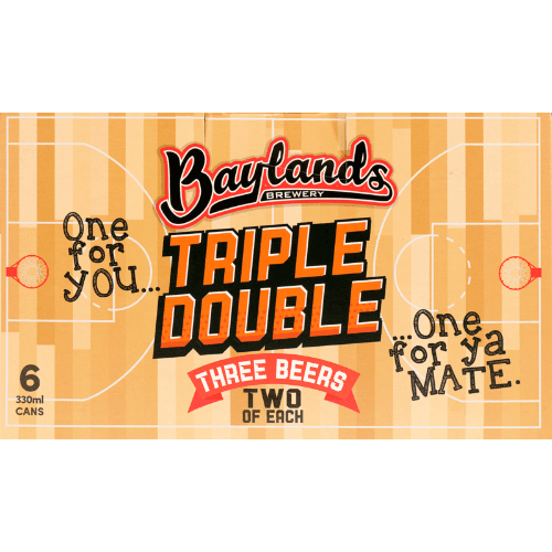 Baylands Brewery Triple Double Three Beers Cans 6 × 330 mL