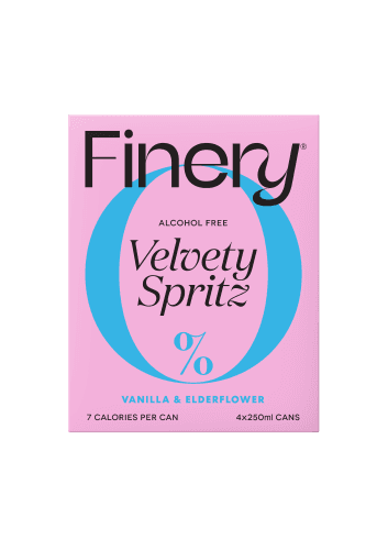 Finery Vanilla & Elderflower 0% Alcohol Free Sparkling Cocktail Cans