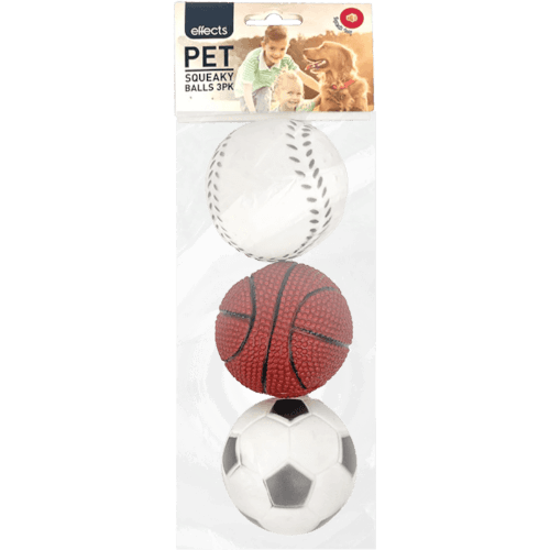 Effects Squeaky Balls Pet Toys