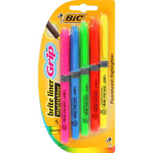 Bic Briteliner Assorted Highlighters